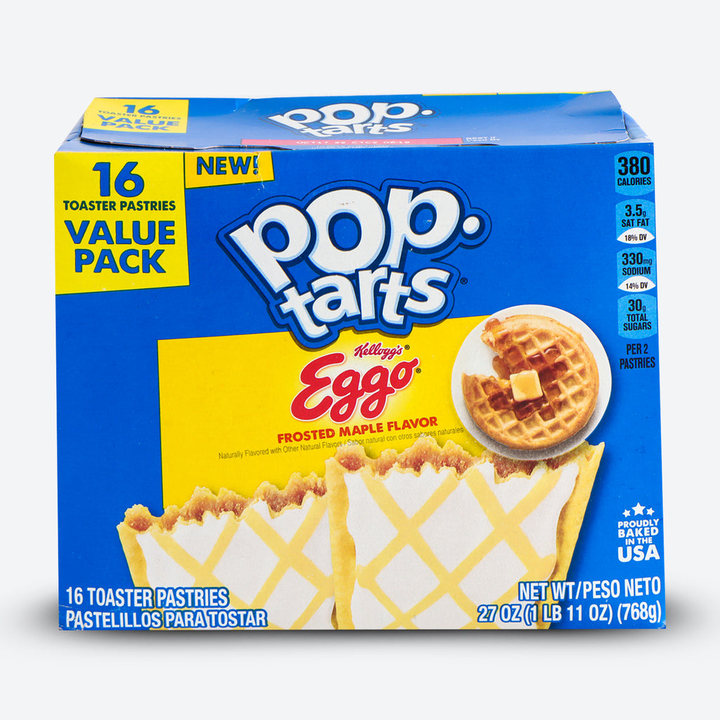 Pop Tarts Eggo Frosted Maple Flavor X16 (768G)